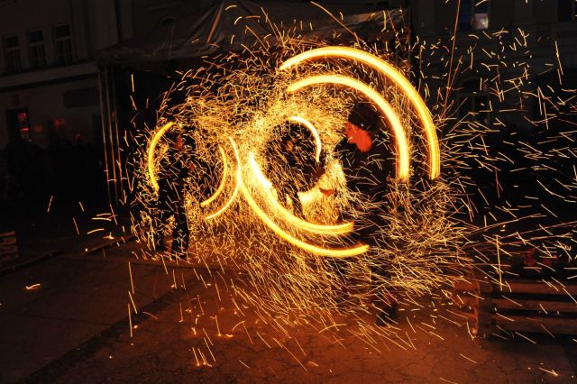 Ohňová show, foto: Jiří Vrbský
