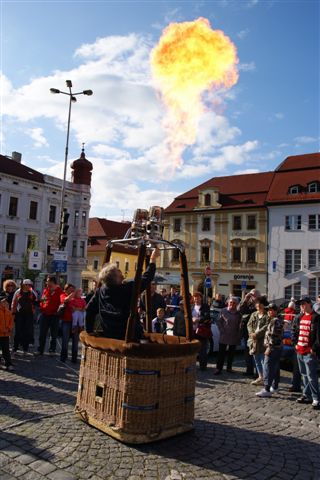 prezentace balónu
