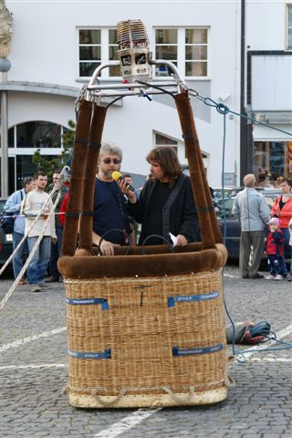 prezentace balónu
