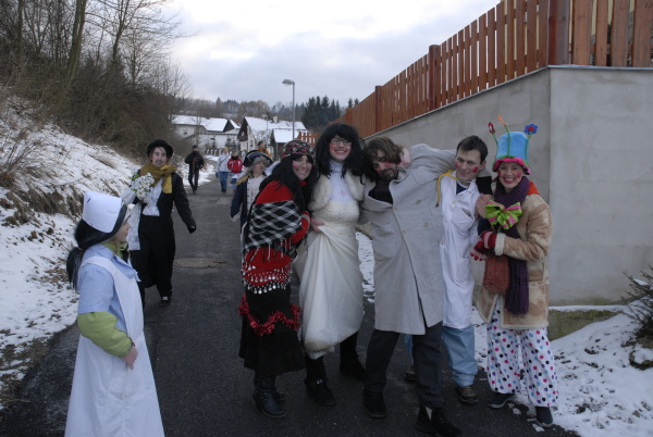 Masopustní průvod 10. února 2013
Foto A. Staňková
