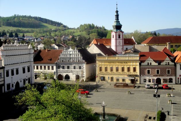 Pohled z radniční věže
Autor MIC Sušice
