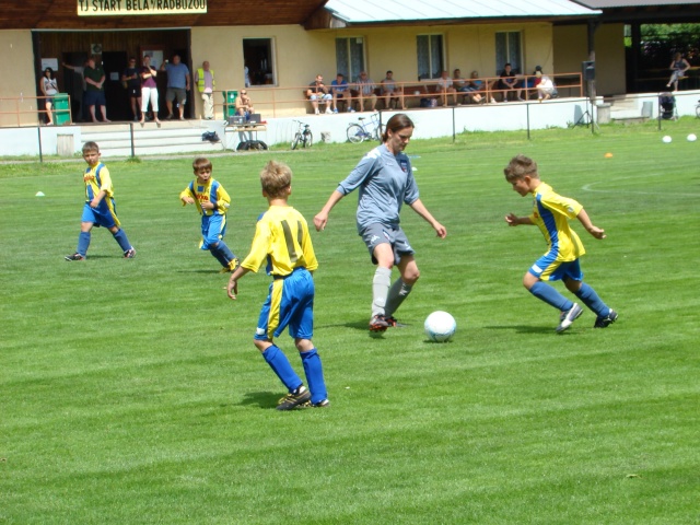Starší přípravka vs. Maminky, babičky
Keywords: Bělá fotbal